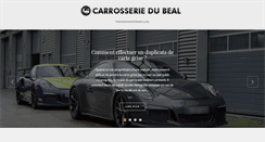 Desktop Screenshot of carrosserie-du-beal.fr